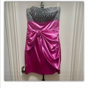 👗RUBY ROX strapless Prom dress purple sz 5